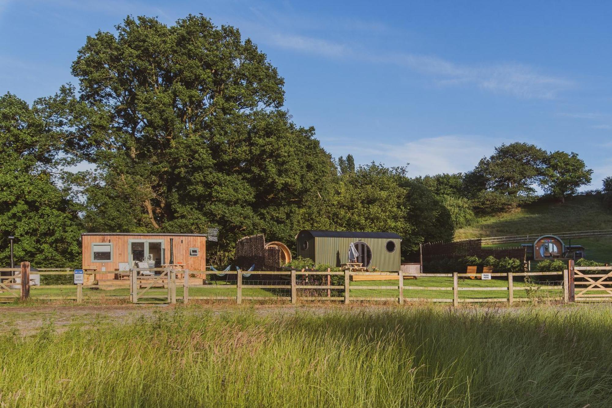 Hotel The Hideaway At Hiddenwood Glamping Corsley Zewnętrze zdjęcie
